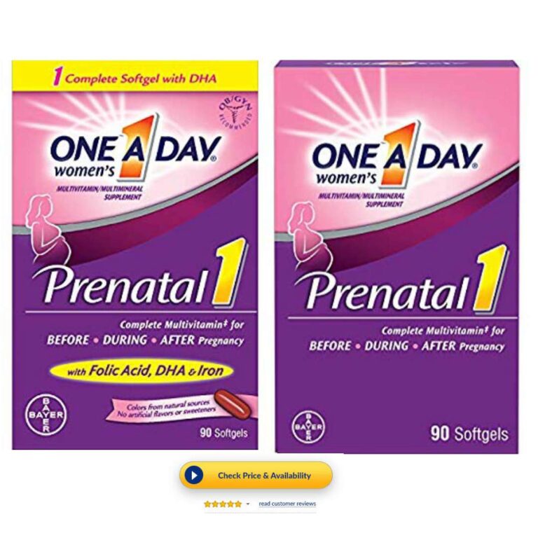 One A Day Prenatal Vitamins With DHA