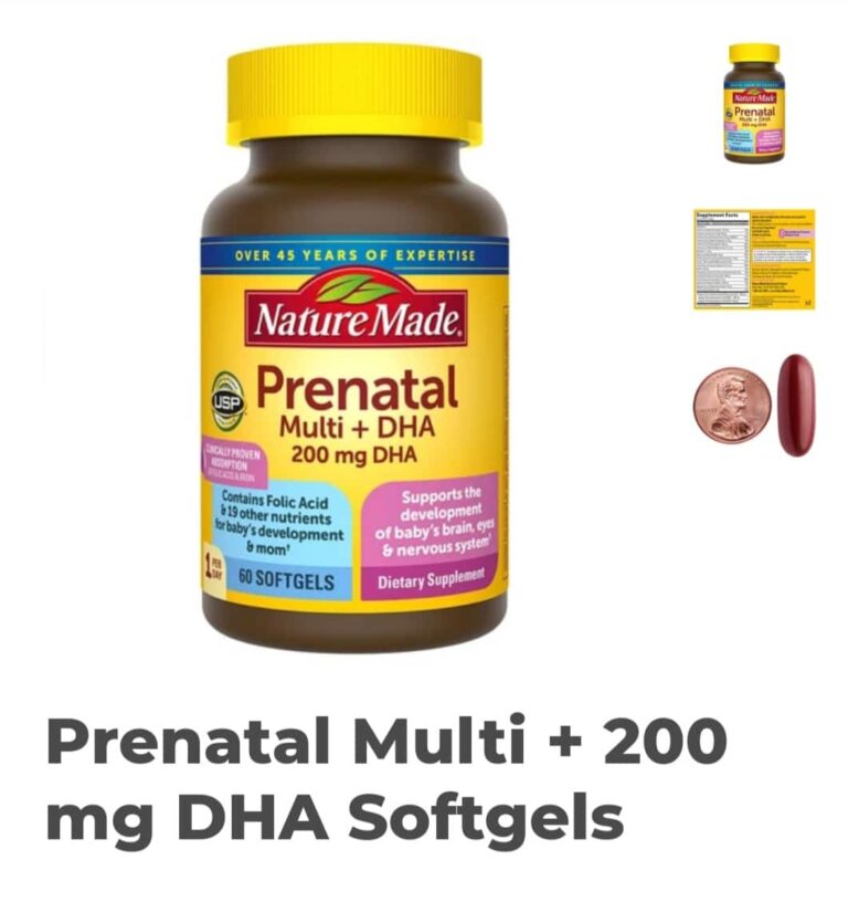 Nature Made Prenatal Multi + DHA The Best Vitamin For You And Your Baby?